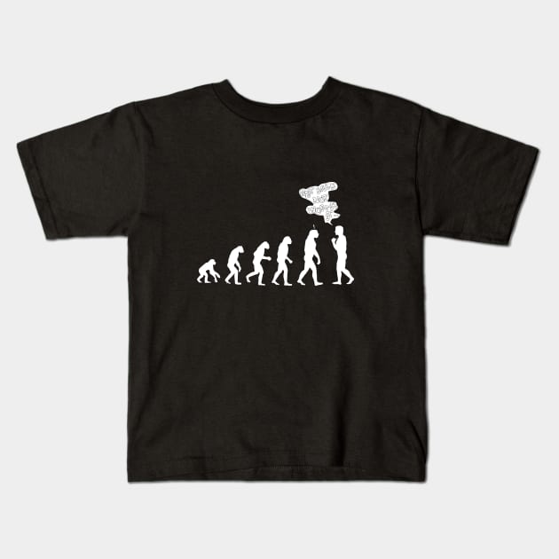 evolution gone wrong Kids T-Shirt by ARTJO